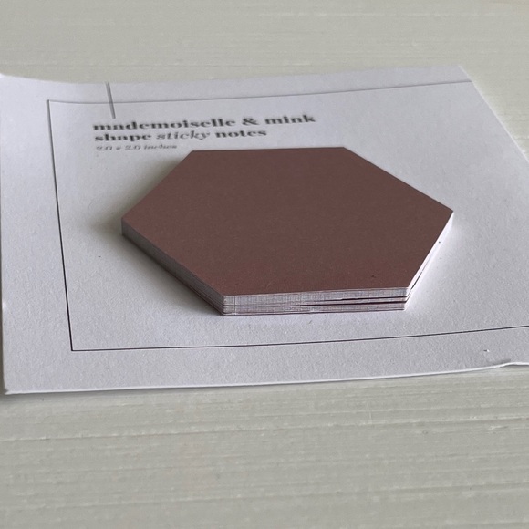 Cloth & Paper Hexagon Shape Sticky Notes Bundle - Picture 4 of 4